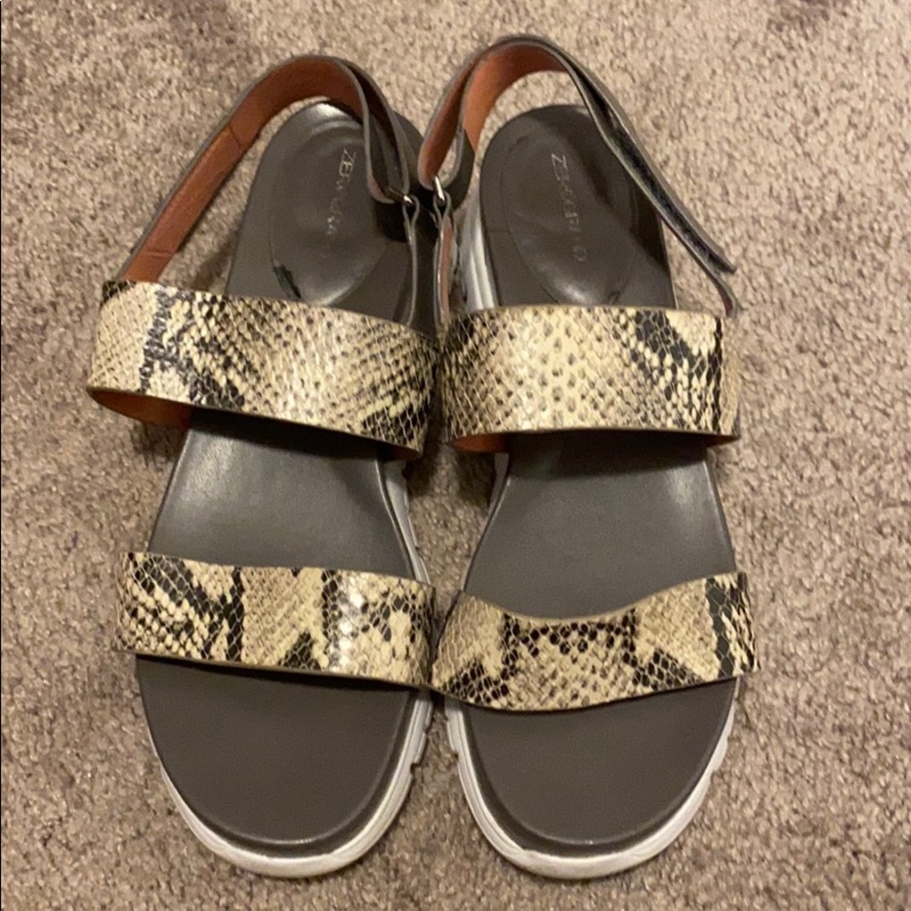 Cole Haan Zero Grand snake skin sandal